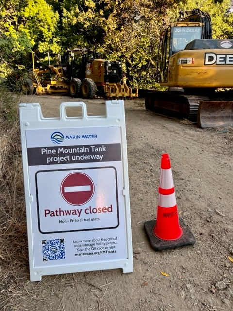 Pine Mountain Trail Project. Photo: Marin Water